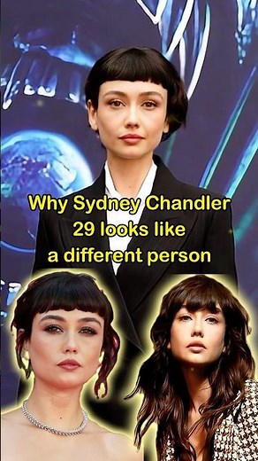 Why sydney chandler 29 looks like a different person#shorts#celebrity#sydney#chandler#alienearth