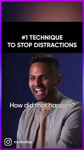 #1 Technique to Stop Distractions