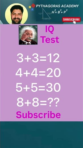 IQ Test #iqleveltest #iqtest #magicnumber #basicproblems #mathstricks #reasoning #mathpuzzle #puzzle