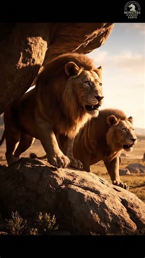 The Mammoth Slayer: Cave Lion #prehistoricanimals #jurassicworld