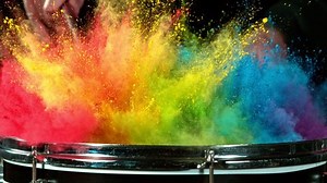 Super Slow Motion Shot Drum Hit Stock Footage Video (100% Royalty-free) 1062051058 | Shutterstock