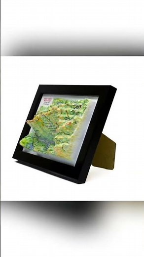 Great Smoky Mountains National Park 3D Raised Relief Map