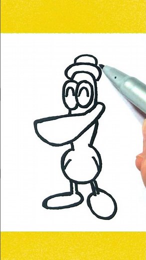 PATO POCOYO💛👀💚 | COMO DESENHAR E PINTAR🧡💙 | DRAWING AND COLORING | DIBUJOS | FOR CHILDREN