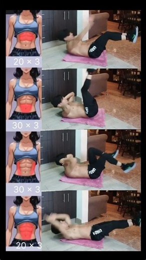 Complete Abs Routine With Only 4 Exercises
