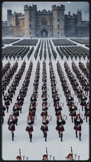 Epic Highland Winter March | Scottish Bagpipes & Drumline Parade #drumline