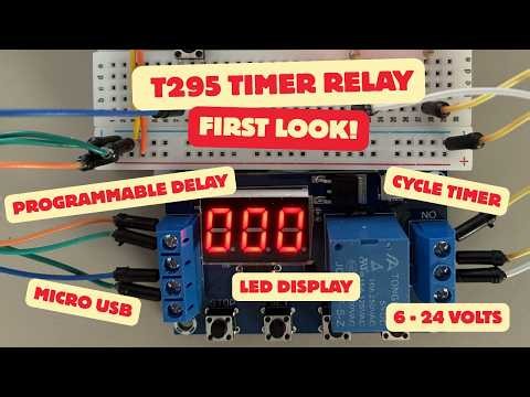 T296 Adjustable Cycle Time Delay Relay Module First Look