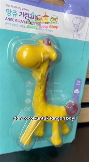 ANGE Giraffe Baby Teether / Gigitan Bayi Jerapah + BPA Free - Made in Korea