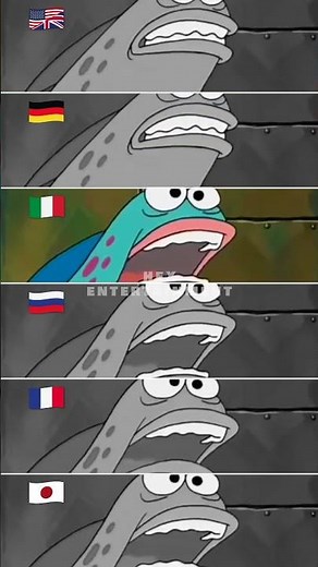 “BIG MEATY CLAWS!” in Multilanguage #spongebob