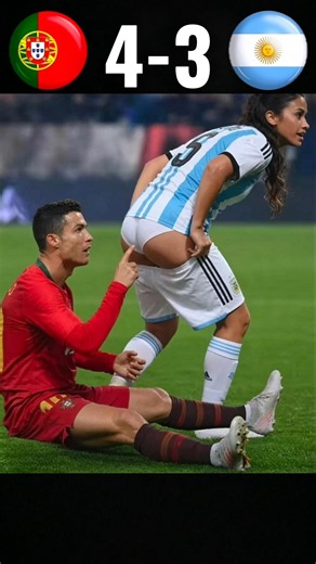 🇵🇹 Portugal 4️⃣–3️⃣ Argentina 🇦🇷 🔥Ronaldo leads Portugal to an epic victory! ⚽🐐 #Portugal #Argentina