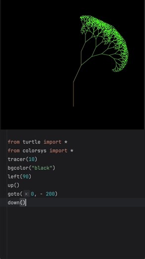 Full code in my telegram channel 👆#python #turtle #animation #code #macbook