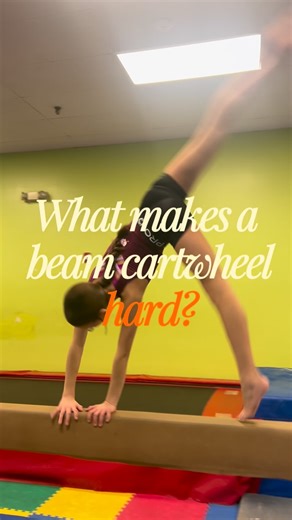 THE GYM FOR KIDS | What makes a beam cartwheel hard? It’s not balance… it’s hesitation. 👀✨ On beam, confidence matters as much as technique. The moment a... | Instagram