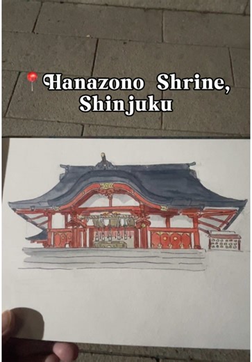 Hanazono Shrine Painting: My Tokyo Experience