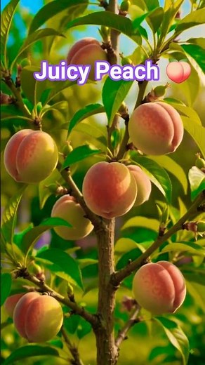 Tiny Seed → Juicy Peach 🍑 | #timelapse #plantgrowth #ai #nature #garden