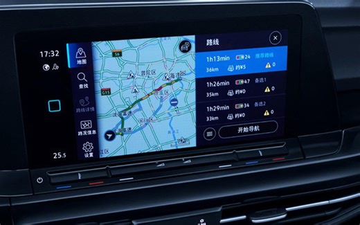 高尔夫7.5车载导航地图USB升级