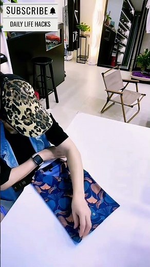 The Art of Folding: Creative Ways to Organize Your Clothes! 28 #clothfolding #foldinghacks #shorts