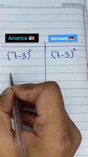 The difference between America and Germany mathematics. Education | Learn math | Study mathematics. #mathzone #mathematics #stemtok #math #education