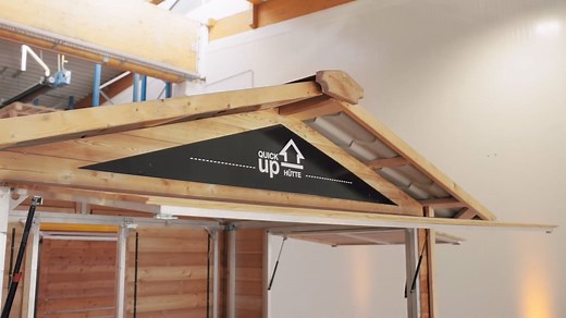 Das innovative Hüttensystem der Zukunft! ✨ 2 Personen 8 Minuten = deine Hütte steht👍🏼 #quickup #quickuphuette #messe #messen #verkaufsstand | Quick Up Hütte