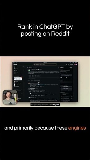 Rank in ChatGPT by posting on Reddit