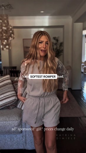 This romper is giving bathrobe energy in the BEST way 😍 Super soft, thick, and towel-feel cozy. Perfect for beach days, pool hangs, or vacation mornings. Throw it on over your bathing suit or wear it as an easy one-and-done outfit. Comfort but make it cute. #VacationOutfit #BeachStyle #RomperSeason #ComfyFashion #SummerLooks @Cider