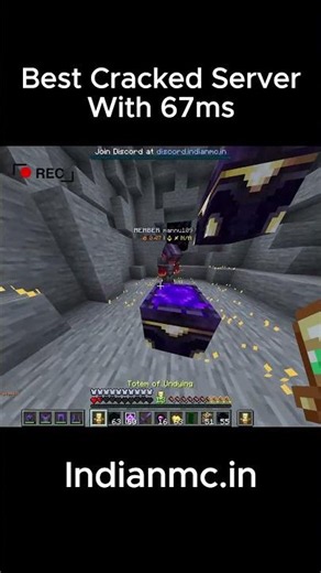 BEST Minecraft Survival Server with Crystal PvP! #cpvp #crystalpvp