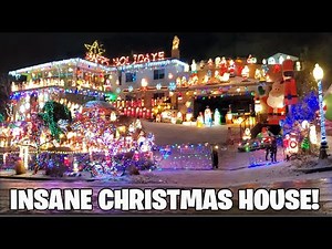 Insane Christmas Yard Display with Lights, Blow Molds, & Inflatables! Best Holiday Decorated House