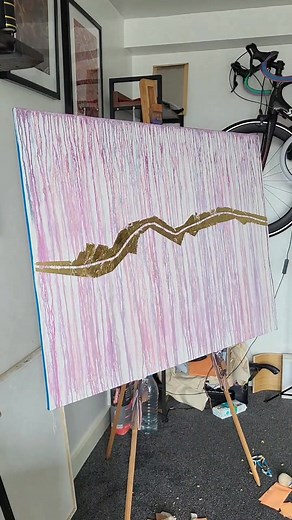 Applying the final bit of gold leaf to this canvas.Another of my latest abstract ink and gold leaf canvas creations.Super tired today as I only got about an hours sleep compared to the average 2...#artist #artistsoninstagram #artwork #tiktok #inkwork #ink #inkart #sketchbook #mentalhealth #forsale #colour #canvas #fyp #drawing #draw #edit #abstract #paint #abstractpainting #shade #black #fypシ #blackandgrey #plaster #abstractart #freestyle #artistatiktok #goldleaf #guilding #canvaspainting