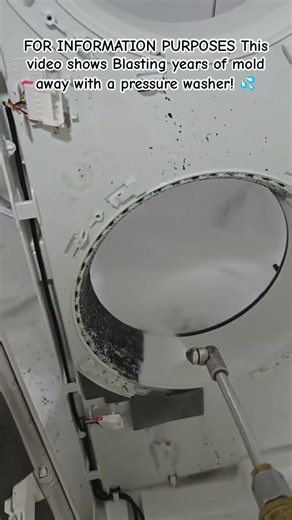 Oddly Satisfying Washing Machine Deep Clean! 🧼✨ #DeepCleaning #OddlySatisfying #WashingMachine