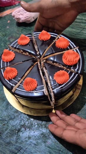 🍰🎂chocolate cake pastry / how to make easy beautiful cake at home #shorts #pastry #chocolate #fyp