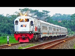SATU-SATUNYA LOKOMOTIF CC201 KACA OVAL DENGAN AC! Lokomotif CC201 92 20 Dinas Kereta Api Airlangga