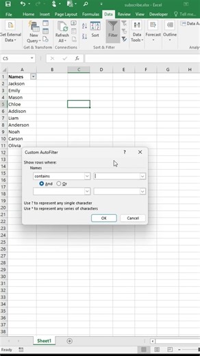Filter by Contains in Excel (Find Matching Text!)