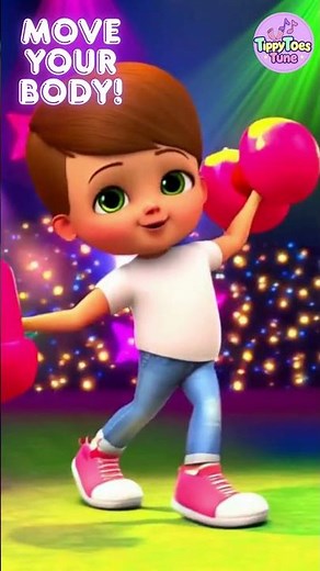 Move Your Body! Fun & Energetic Kids Exercise Song 🎉