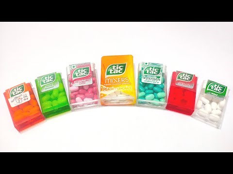 Tic Tac Candy Collections | 7 New Tic Tac Flavours Unboxing Asmr