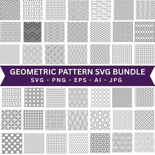 Seamless Patterns Svg, Geometric Vector, Lines Pattern Svg, Geometric Seamless Svg, Lines Pattern Svg, Decorative Panel Svg, Shape Pattern - Etsy Australia