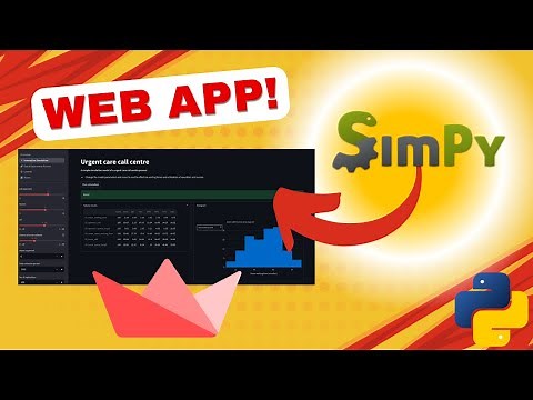 Build Simulation Web Apps in Python: SimPy + Streamlit Deployment Masterclass (GitHub Template)