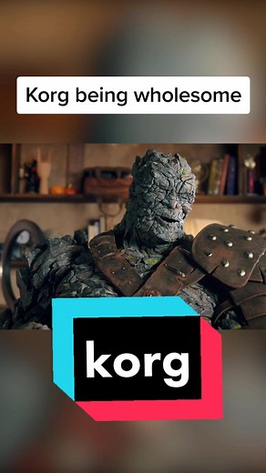 Korg being wholesome #Thor #Loki #Marvel #Disney #cute