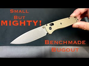 Benchmade Bugout Folding Knife in Ranger Green with Cerakote Tactical Grey Blade Review
