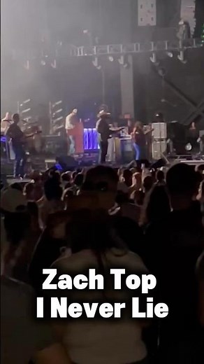 Zach Top – I Never Lie (Live) Freedom Mortgage Pavilion 8/7/25 🎸