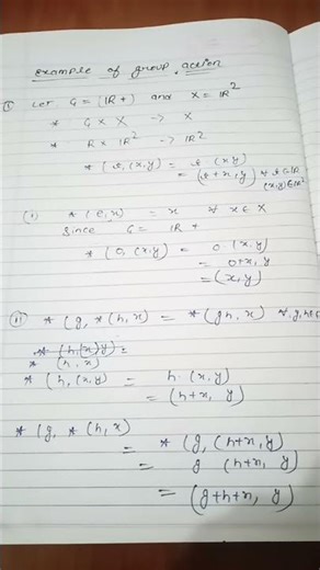 example of group action #Group theory