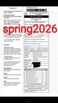 aiou steps after admission confirmation,aiou exam,books,quiz,assignment,workshop schedule aiou,the a