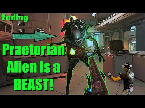 Armored Praetorian Xenomorph Boss Fight!!! - Alien: Rogue Incursion - PSVR2 - Playthrough ENDING