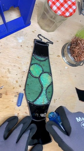 - Some stained glass repair ASMR, or nails on a chalk board I took a break after this, you’ll see wh | Amaya Jade