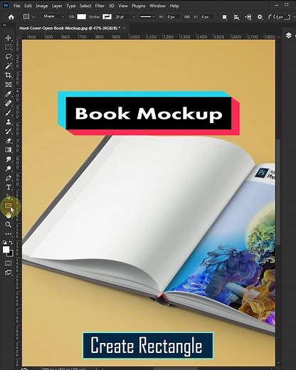 Realistic Book Mockup Tutorial in Photoshop