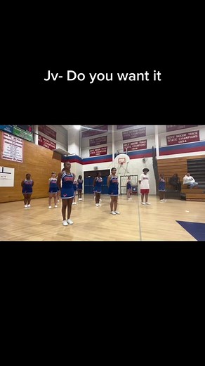battle cheers with jv #foryoupage #fyp #oldmillcheer #highschoolcheer #GenshinImpact33 #jvcheer #battlecheer #cheer