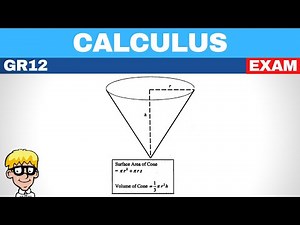 Calculus gr 12 Exam Questions