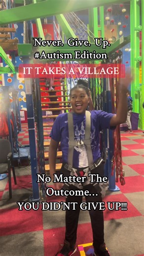 Never Give Up: Inspiring Autism Awareness Journey