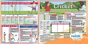 Year 4 Striking and Fielding: Cricket - Unit Pack