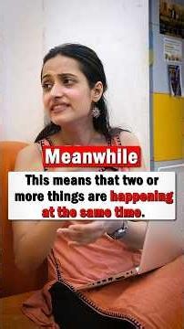 Meanwhile VS ones in a while VS In a while 😵‍💫 What is the difference 🤔 #english #learnenglish