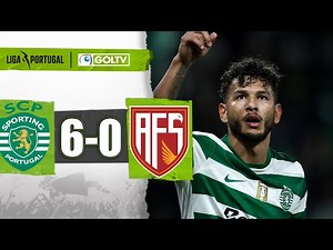 GOLAZO AL ÁNGULO de LUIS SUÁREZ y GOLEADA de LOS LEONES | Sporting 6-0 AVS | Primeira Liga