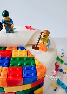 When life gets too busy to DIY the cake, I'll make it for you. Or maybe these lego guys will... #legocake #kidscakes | Birdsong Kitchen