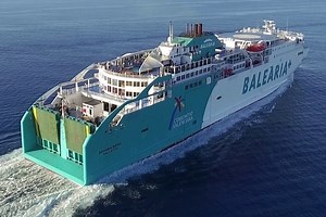 Baleària remotoriza ferry ‘Bahama Mama’ para que propulse GNL